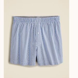 J crew patterned boxers blue stripes